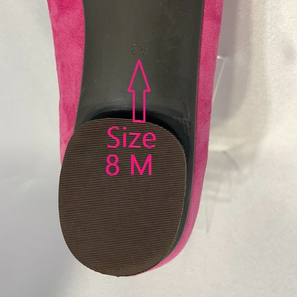 Van Eli Suede Flats with Scalloped Edges Size 8 M - Picture 11 of 11